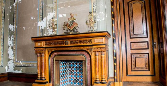 Moorish Room Fireplace Courtesy of Sarah Grote Photography