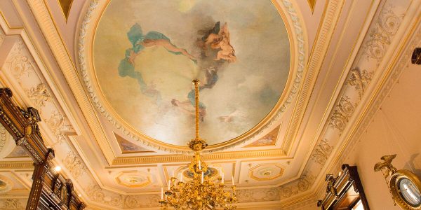 Drawing Room Ceiling Courtesy of Sarah Grote Photography