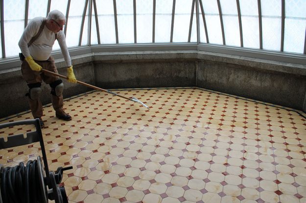 Lockwood-Mathews Mansion Museum Restoration Cleaning Conservatory