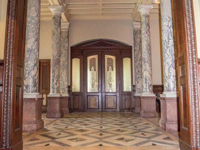 Vestibule and Foyer - Lockwood-Mathews Mansion Museum