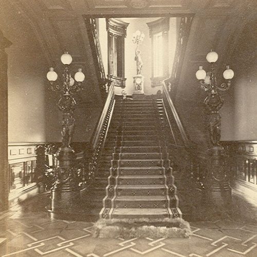 Lockwood-Mathews Mansion Museum Rotunda and Grand Staircase