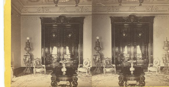 Whitney & Beckwith Stereoscopic Photograph of the Drawing Room